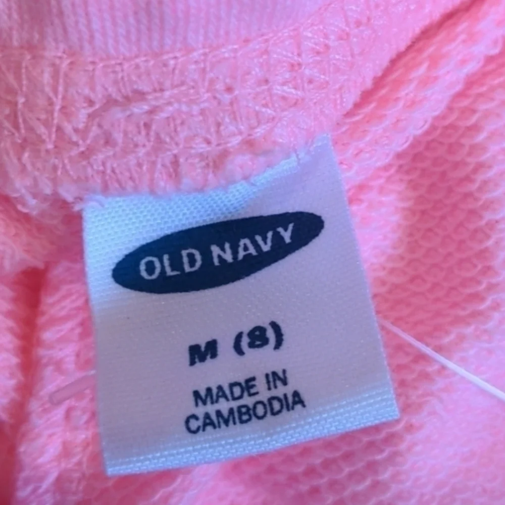 Old Navy Pink Drawstring Waist Shorts with Pockets size Medium 8